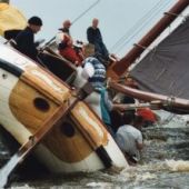 ingezonden door Ruud Vlieger - Actie in de IFKS met Sander Meeter als schipper, 2002