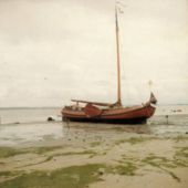 ingezonden door Cees Visser - Drooggevallen op de Waddenzee nabij Den Helder