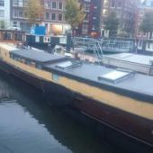 ingezonden door Harry Nefkens - Het schip ligt aan de Binnenkant bij het Amrâth Hotel in Amsterdam, 2016