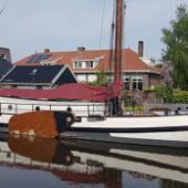ingezonden door Marije Overwijk-Pander - Het schip is prachtig tot recreatie/charterschip verbouwd. Hier liggend in Oppenhuizen, 2019